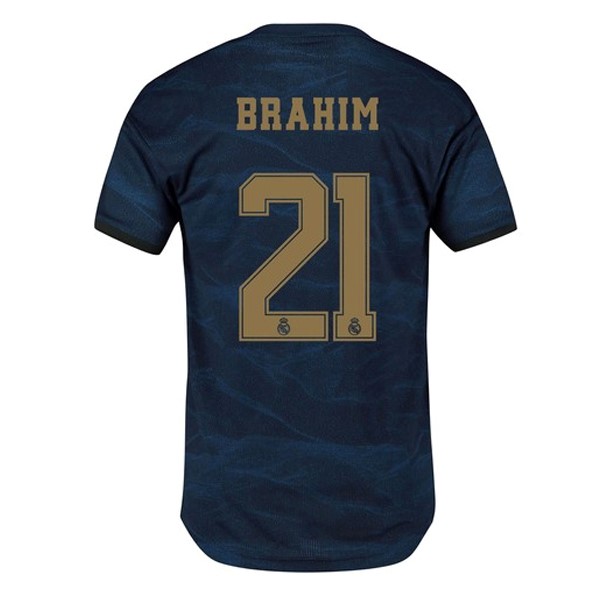 Camiseta Real Madrid NO.21 Brahim Segunda equipo 2019-20 Azul